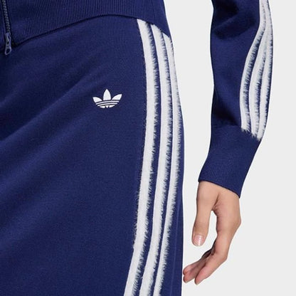 adidas originals KNITTED SKIRT ﾀﾞｰｸﾌﾞﾙｰ/ﾎﾜｲﾄ
