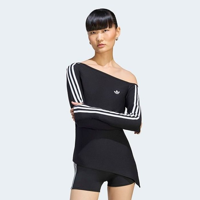 adidas originals ASYMETRIC TOP ﾌﾞﾗｯｸ