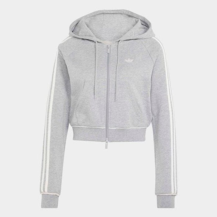 adidas originals GFX ZIP TOP ﾐﾃﾞｨｱﾑｸﾞﾚｰﾍｻﾞｰ