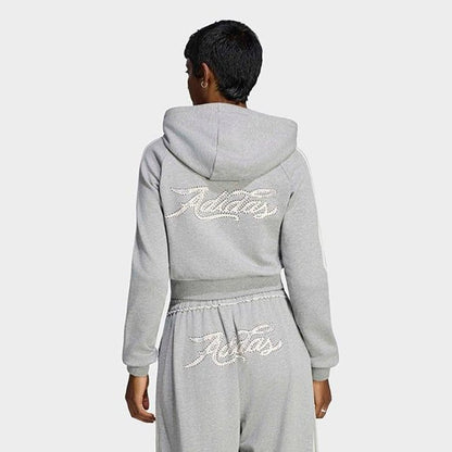 adidas originals GFX ZIP TOP ﾐﾃﾞｨｱﾑｸﾞﾚｰﾍｻﾞｰ