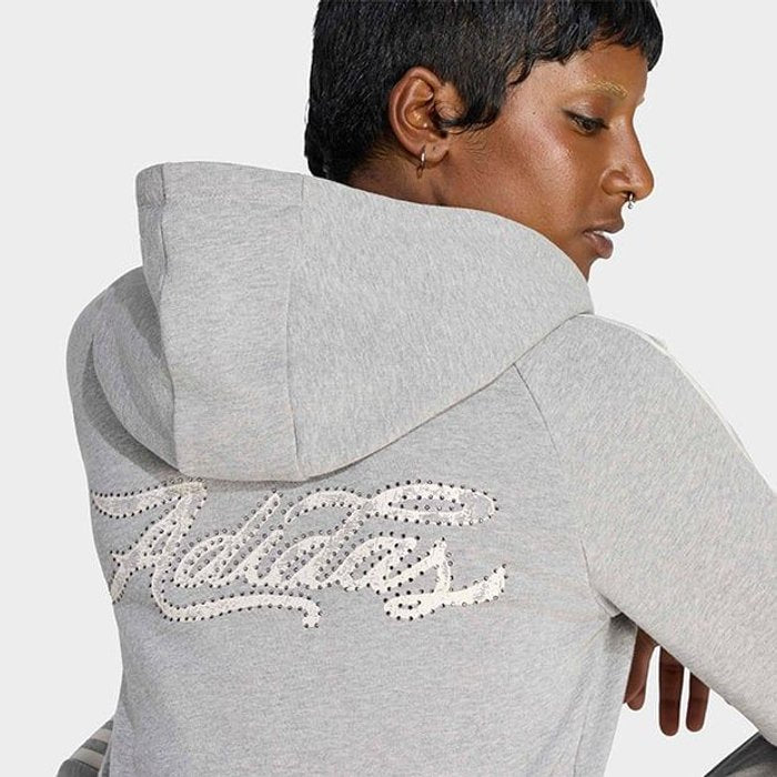 adidas originals GFX ZIP TOP ﾐﾃﾞｨｱﾑｸﾞﾚｰﾍｻﾞｰ