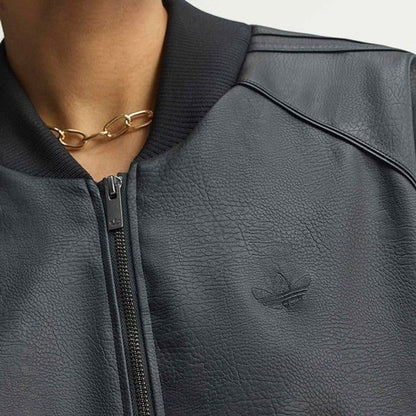 adidas originals PLEATHER SST OVERS ﾌﾞﾗｯｸ/ﾏﾙｰﾝ
