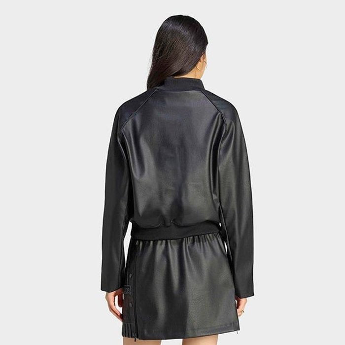 adidas originals PLEATHER SST TRACK ﾌﾞﾗｯｸ/ﾏﾙｰﾝ