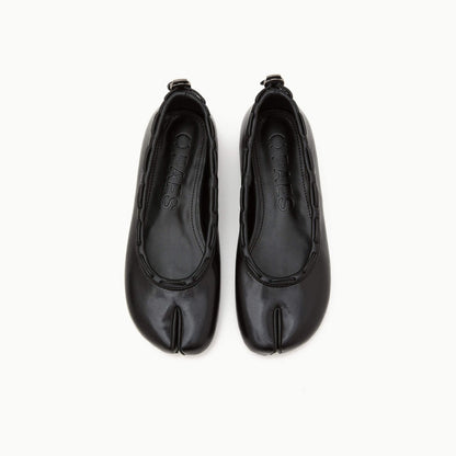 PAES Leather String Flat Black