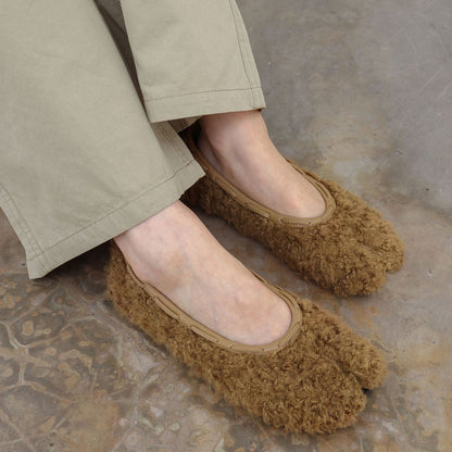 PAES Teddy String Flat Brown