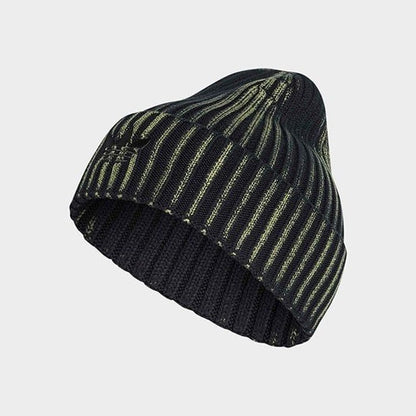 adidas originals BEANIE WASHED ブラック/オリーブストレータ