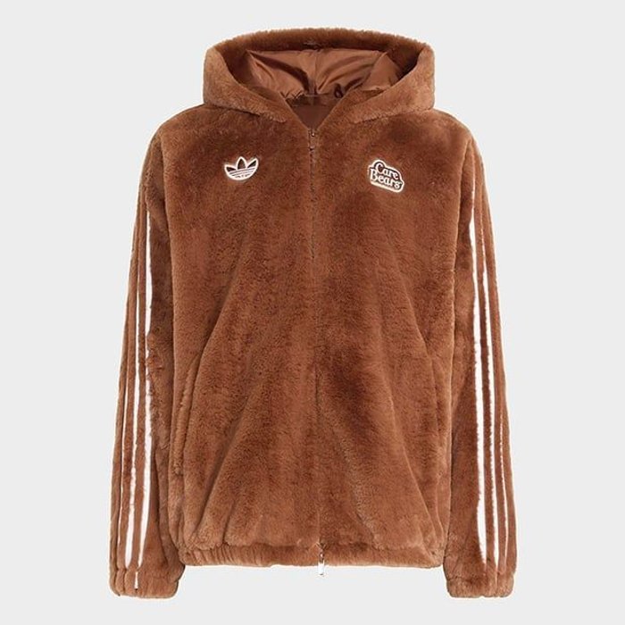 adidas originals CARE BEAR FUR JKT ﾌﾟﾘﾗﾌﾞﾄﾞﾌﾞﾗｳﾝ