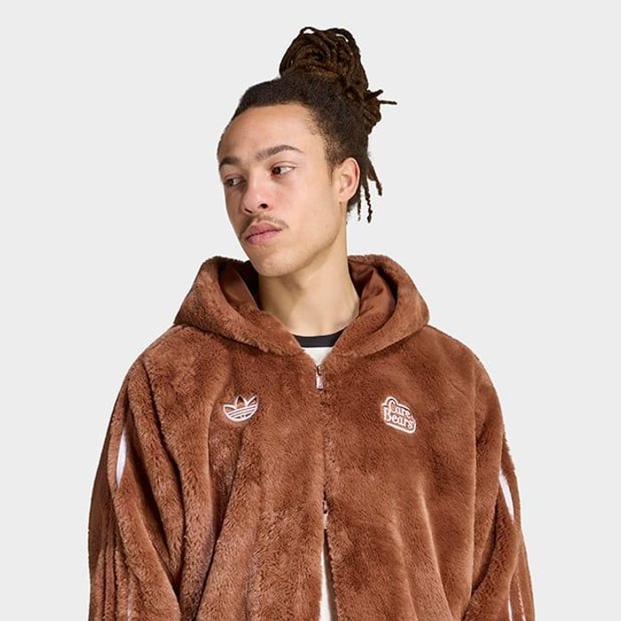 adidas originals CARE BEAR FUR JKT ﾌﾟﾘﾗﾌﾞﾄﾞﾌﾞﾗｳﾝ