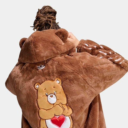 adidas originals CARE BEAR FUR JKT ﾌﾟﾘﾗﾌﾞﾄﾞﾌﾞﾗｳﾝ
