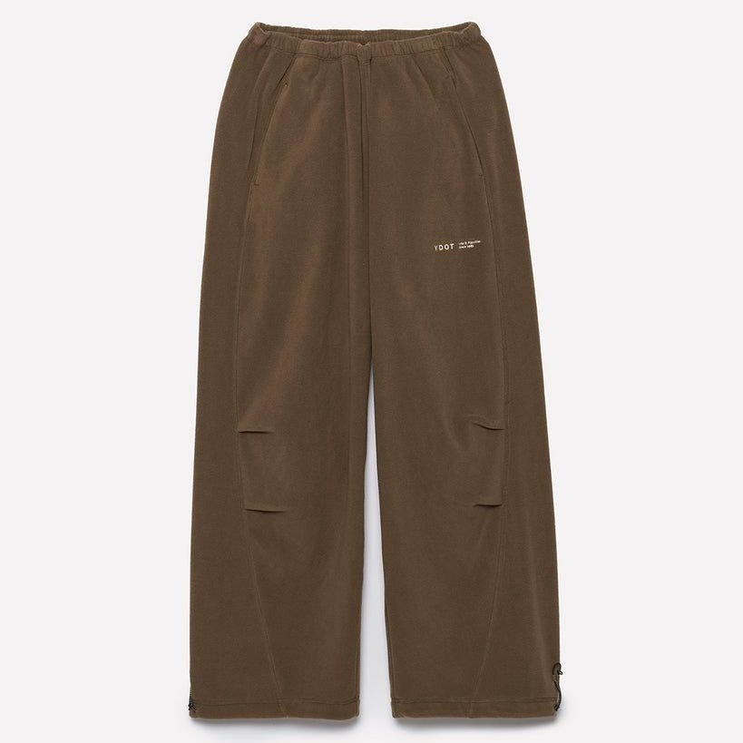 YDOT TECH FLEECE CIRCLE BUGGY PANTS Moss Brown