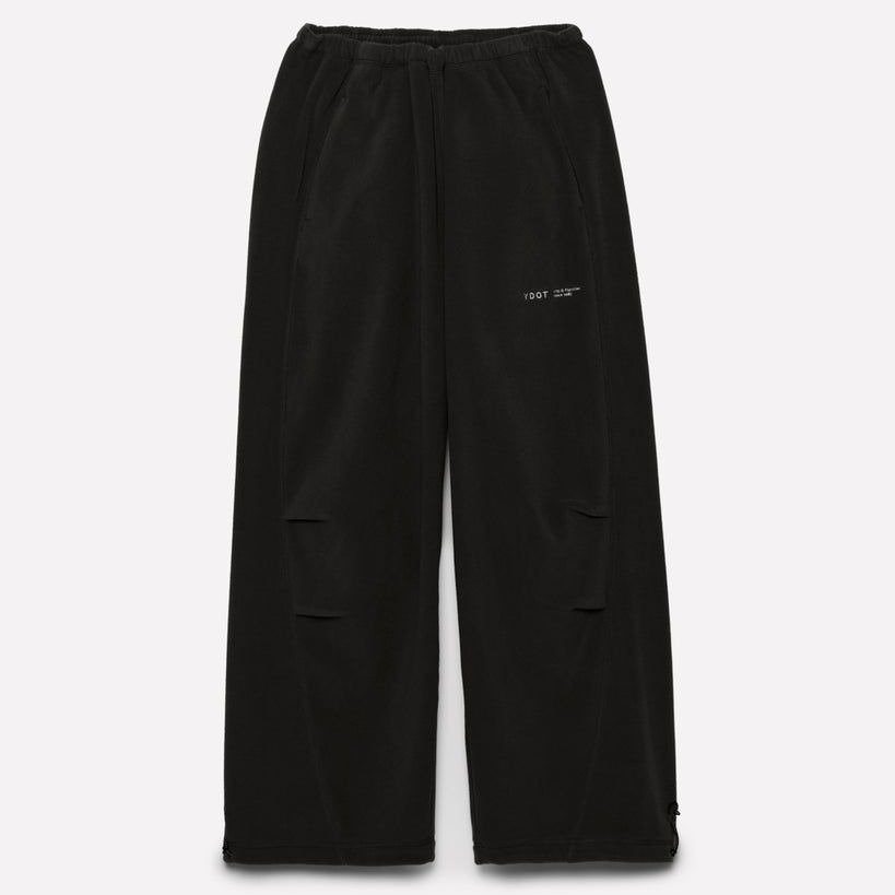 YDOT TECH FLEECE CIRCLE BUGGY PANTS Black