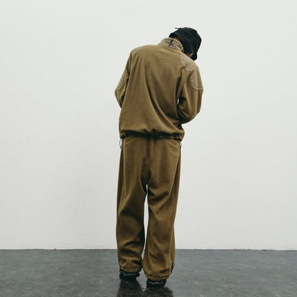 YDOT TECH FLEECE PATCHED JACKET Moss Brown