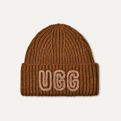 UGG U CHUNKY CRAFTED RIB BEANIE DEC