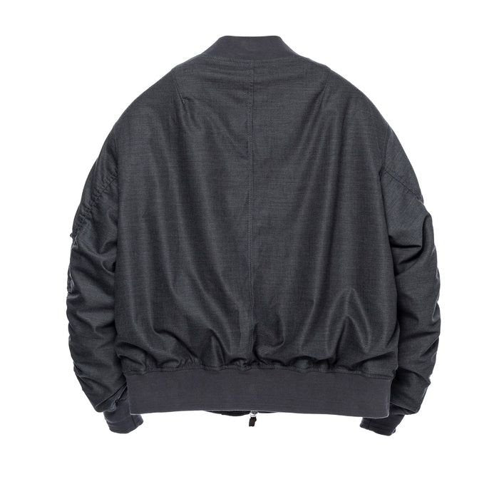 +phenix L-5B TEACH WOOL JACKET gray