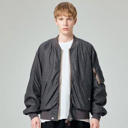 +phenix L-5B TEACH WOOL JACKET gray