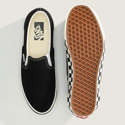 Vans Lx Classic Slip-On 98 CHECKERBOARD SIDEWALL COLLECTION CHECKERBOARD SIDEWALL BLACK/MARSHMALLOW