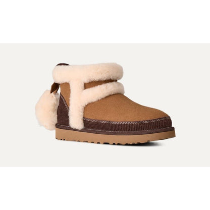 UGG W CLASSIC MINI HERITAGE CHE