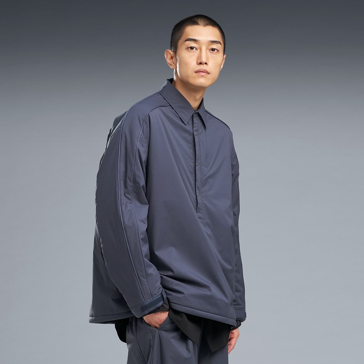 PUMA MATT TAFFETA THIN PADDED（PROJECT PLUS） STRONG GRAY