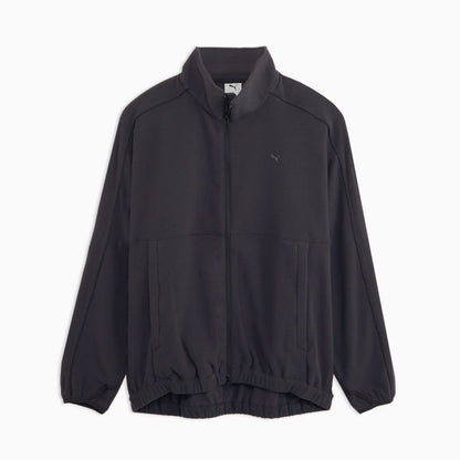 PUMA FLEECE ZIP-UP JACKET（PROJECT PLUS） PUMA BLACK
