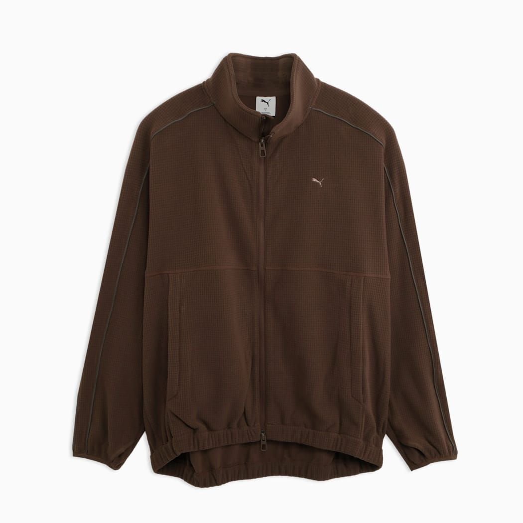 PUMA FLEECE ZIP-UP JACKET（PROJECT PLUS） CHOCOLATE