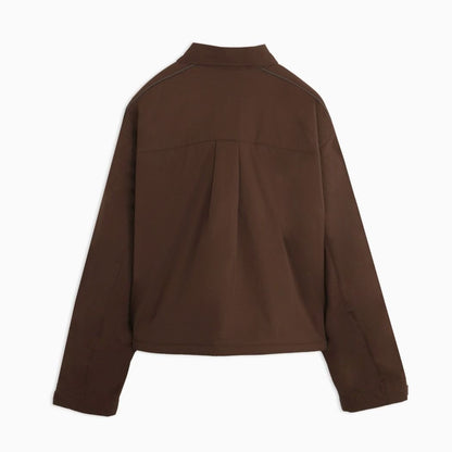 PUMA MATT TAFFETA THIN PADDED（PROJECT PLUS） CHOCOLATE