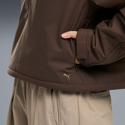 PUMA MATT TAFFETA THIN PADDED（PROJECT PLUS） CHOCOLATE