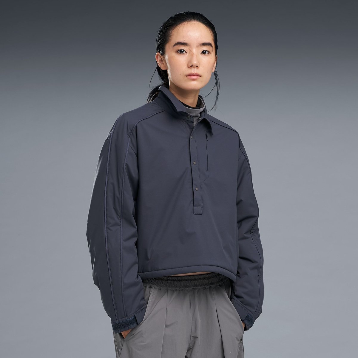 PUMA MATT TAFFETA THIN PADDED（PROJECT PLUS） STRONG GRAY