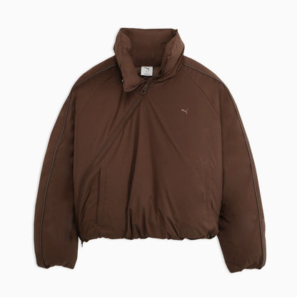 PUMA MATT TAFFETA PADDED JACKE（PROJECT PLUS） CHOCOLATE