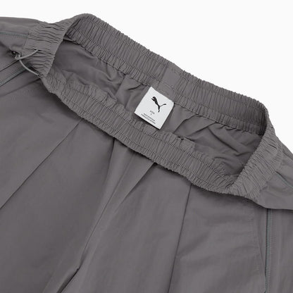 PUMA WASHER WOVEN LONG PANTS W（PROJECT PLUS） FLAT MEDIUM GRAY