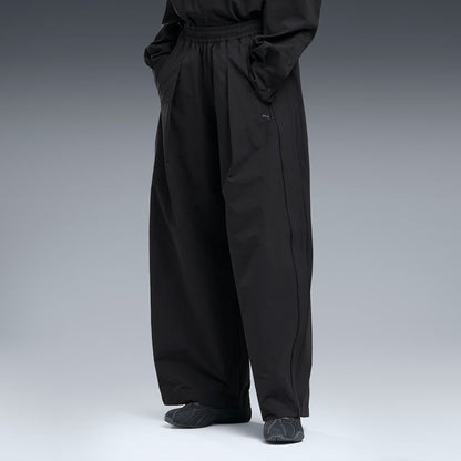 PUMA WASHER WOVEN LONG PANTS W（PROJECT PLUS） PUMA BLACK