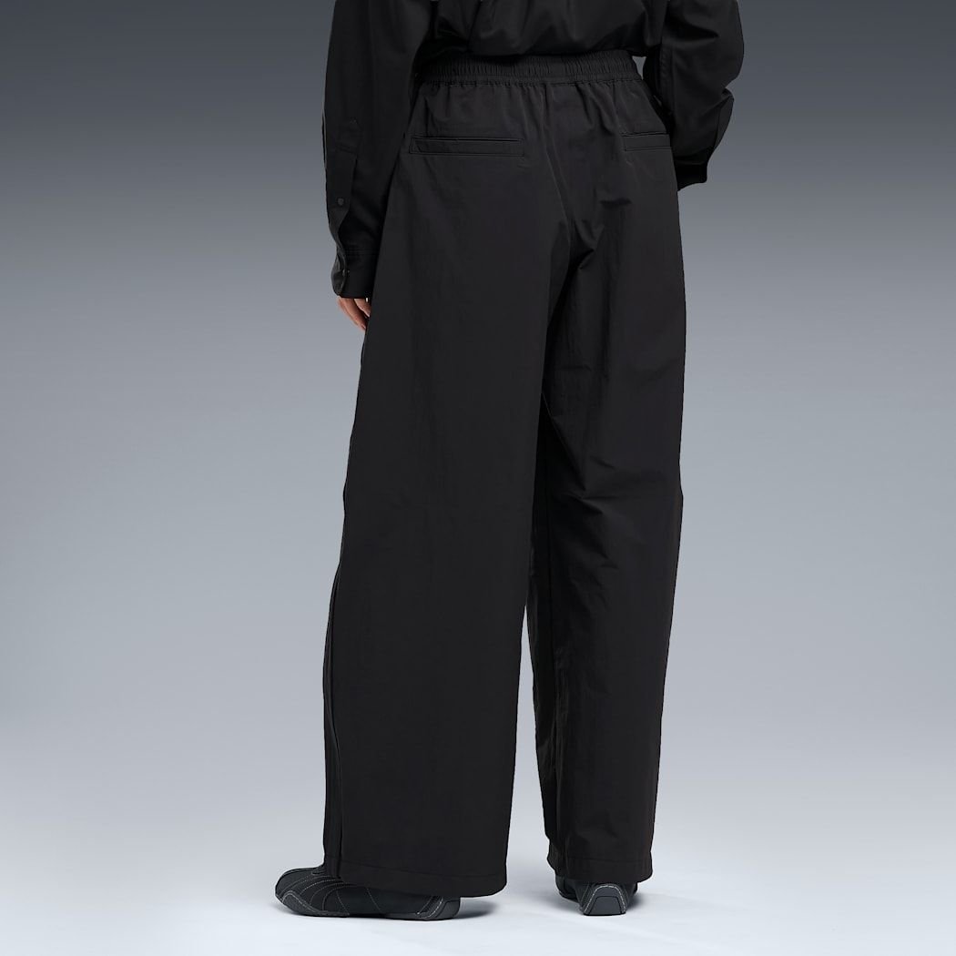PUMA WASHER WOVEN LONG PANTS W（PROJECT PLUS） PUMA BLACK