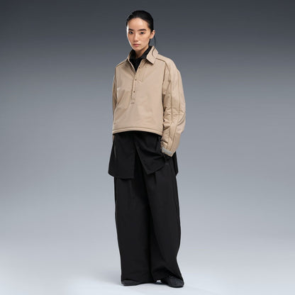 PUMA WASHER WOVEN LONG PANTS W（PROJECT PLUS） ICE COFFEE