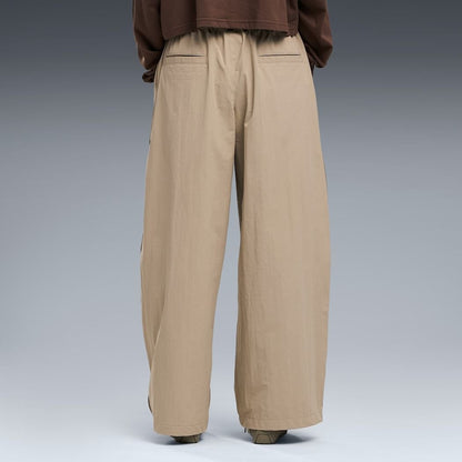 PUMA WASHER WOVEN LONG PANTS W（PROJECT PLUS） ICE COFFEE