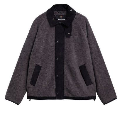 Barbour transport fleece jacket asphalt