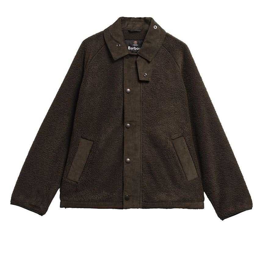 Barbour transport fleece jacket sage