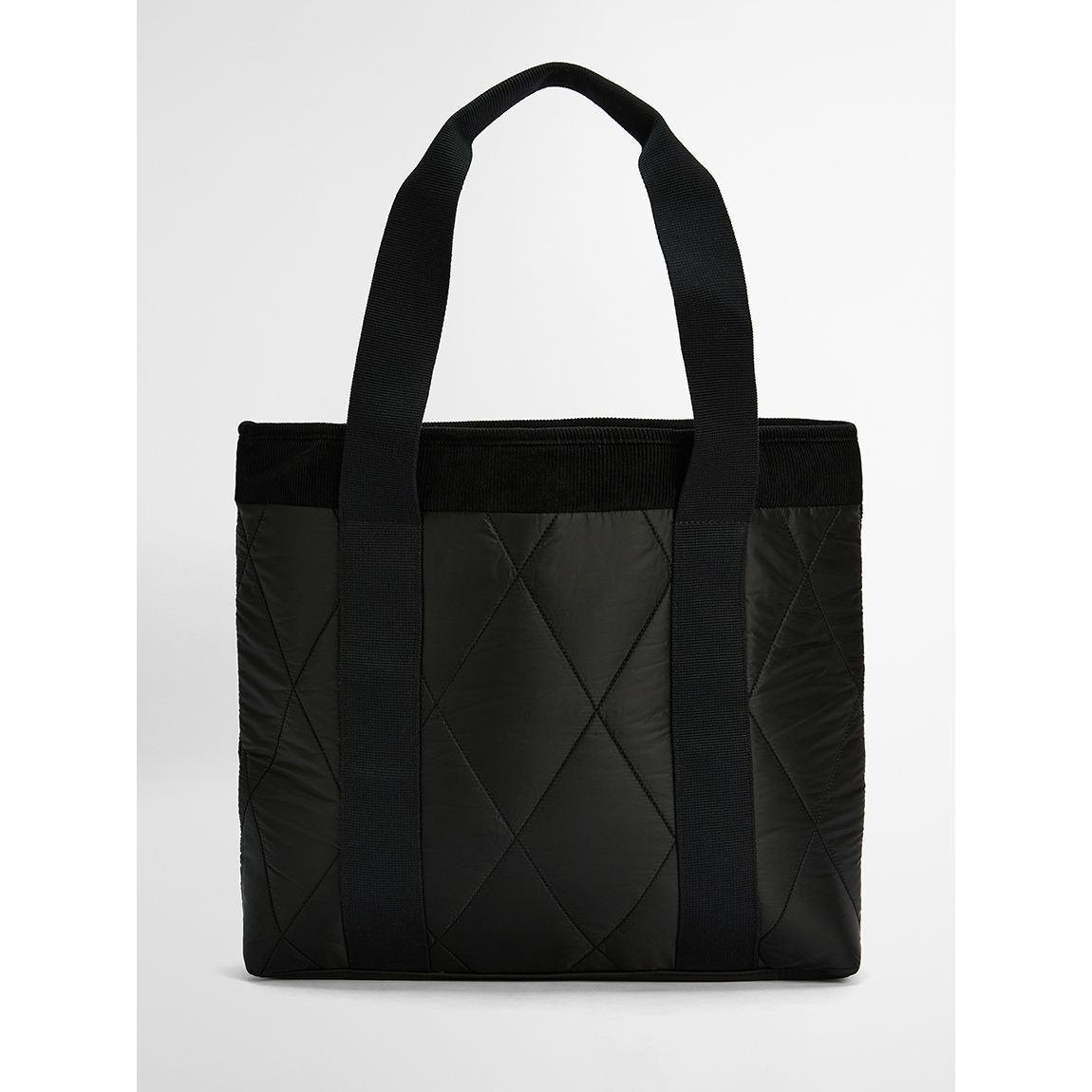 Barbour healy tote bag black/ancient