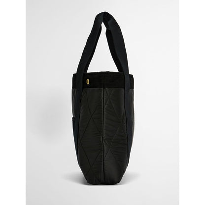 Barbour healy tote bag black/ancient