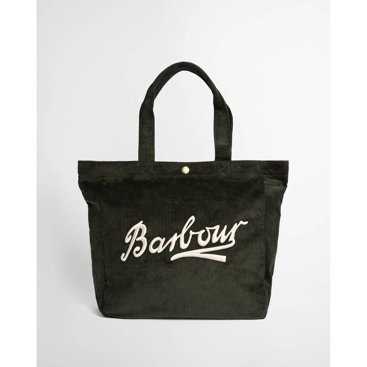 Barbour carrick cord tote bag sage