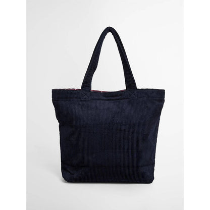 Barbour mini carrick cord tote bag navy