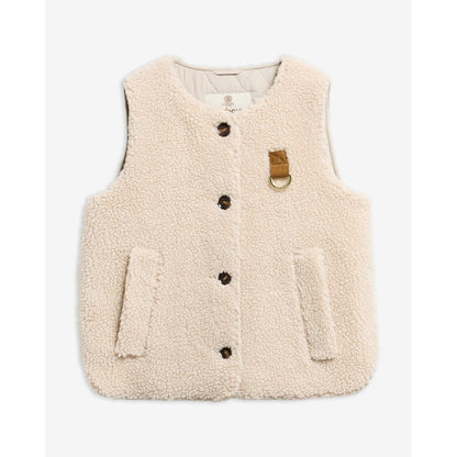 Barbour bowes fleece gilet ecru