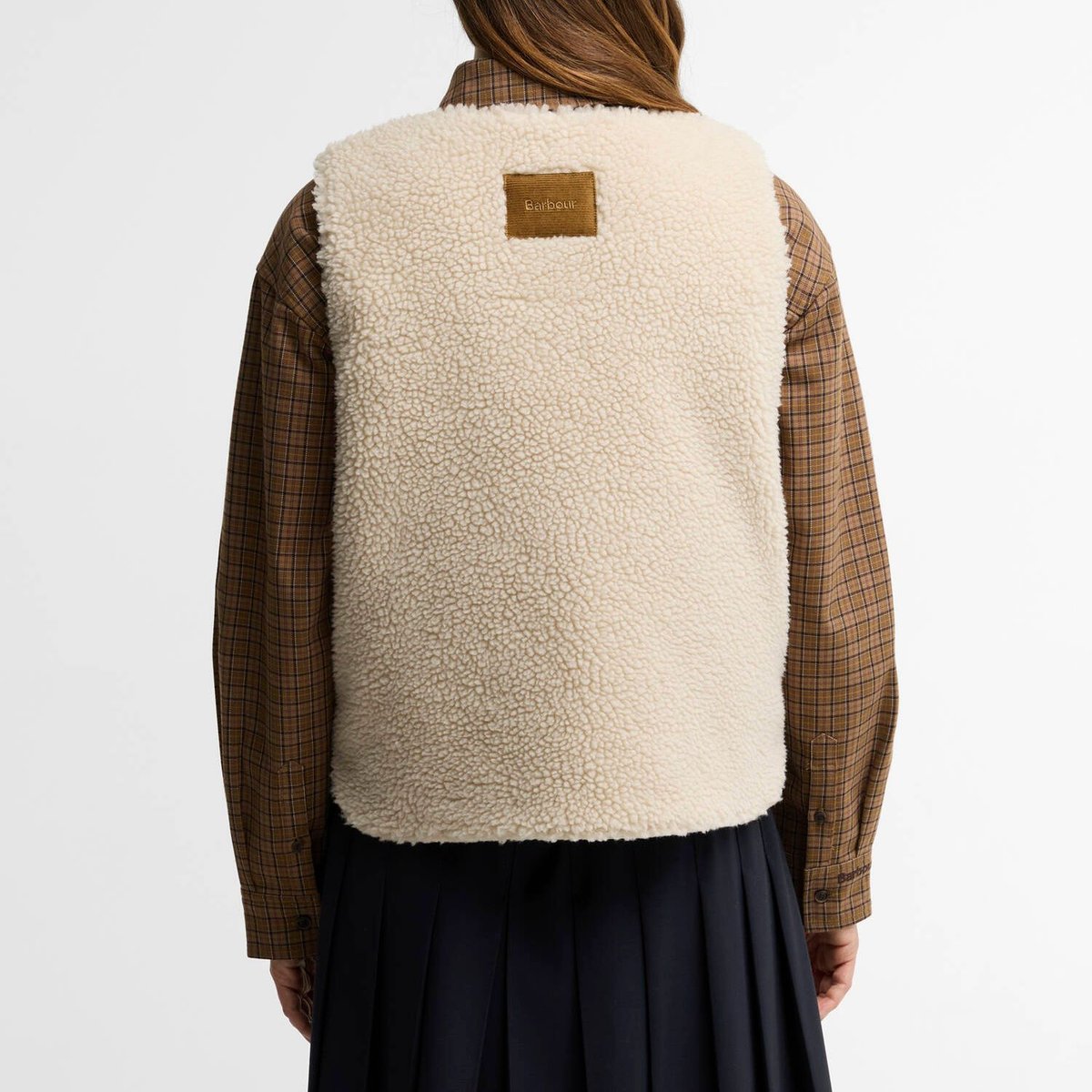 Barbour bowes fleece gilet ecru
