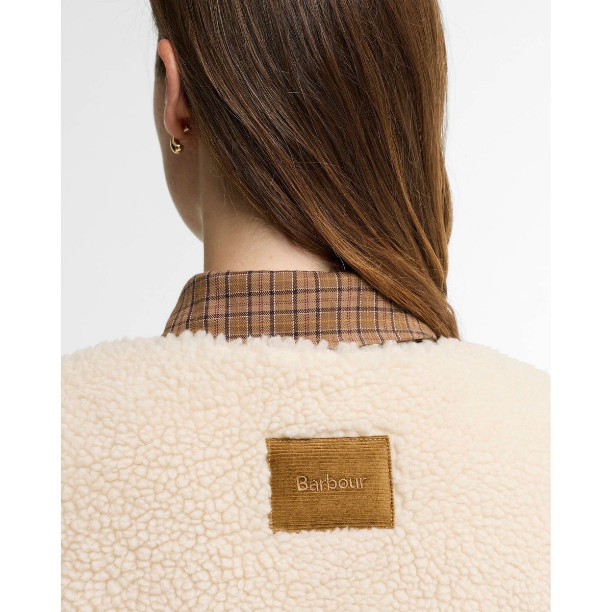 Barbour bowes fleece gilet ecru