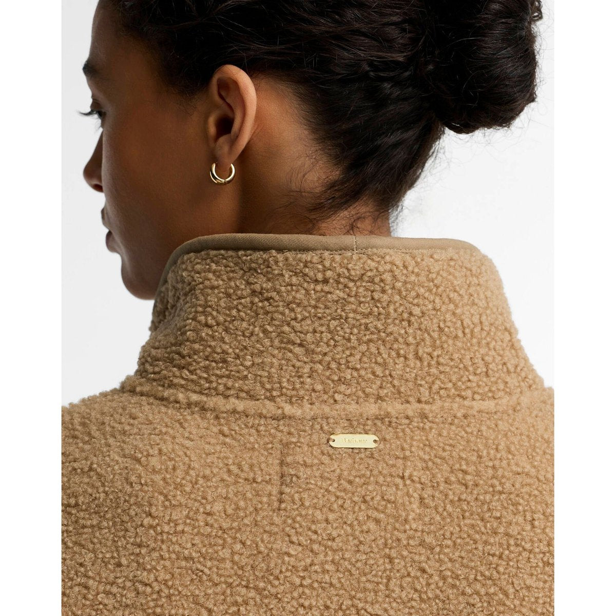 Barbour mabel fleece warm trench