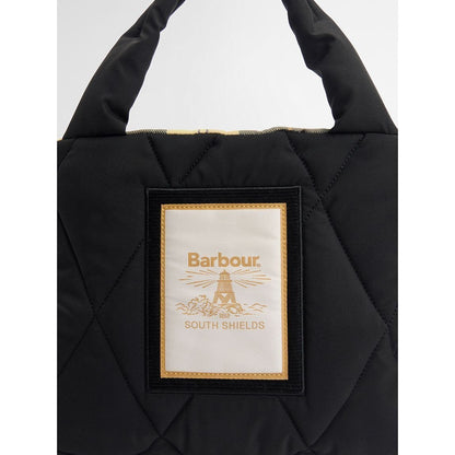 Barbour mariah mini qulted tote bag black