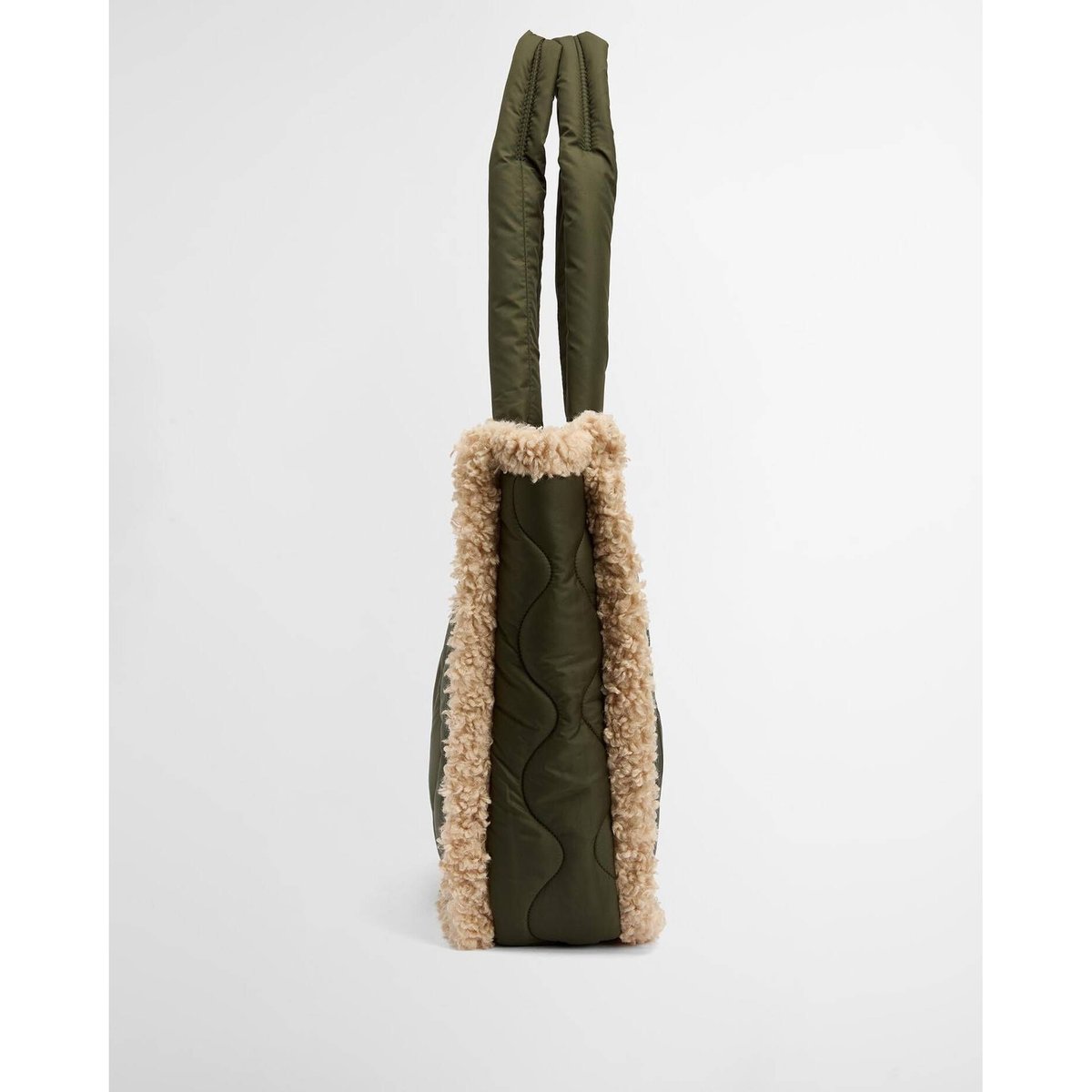 Barbour marnie quilted tote bag olive