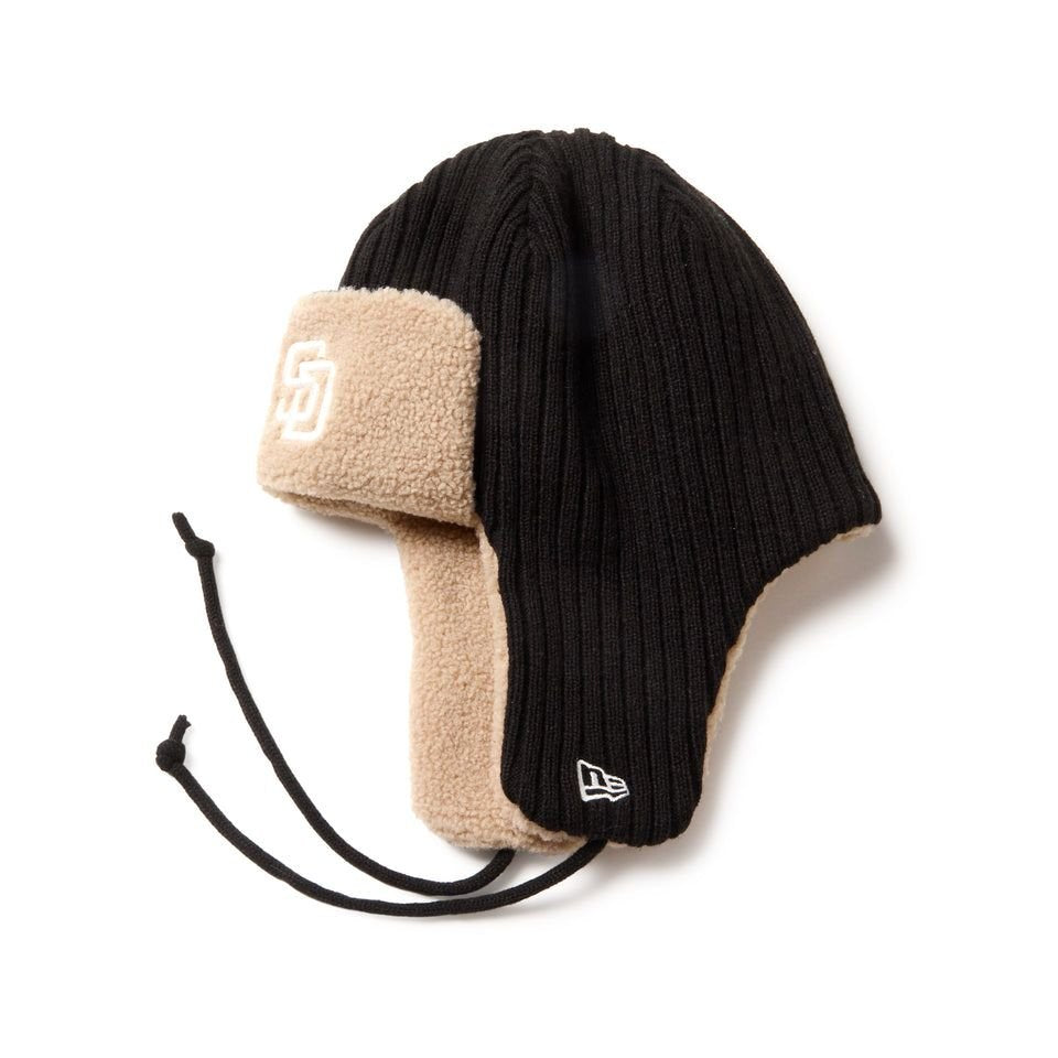NEW ERA KNIT TRAPPER SADPAD RIB KNIT BLK