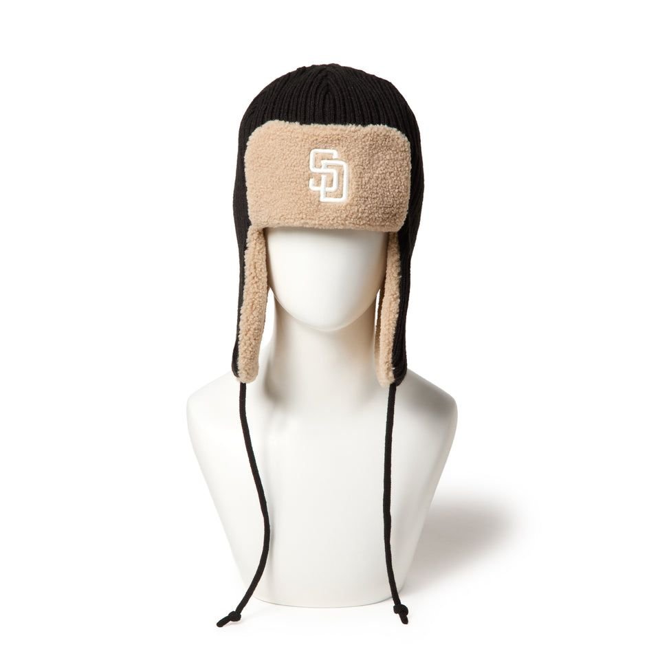NEW ERA KNIT TRAPPER SADPAD RIB KNIT BLK