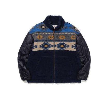 FRITUR Nana Quilted Jacket NAVY