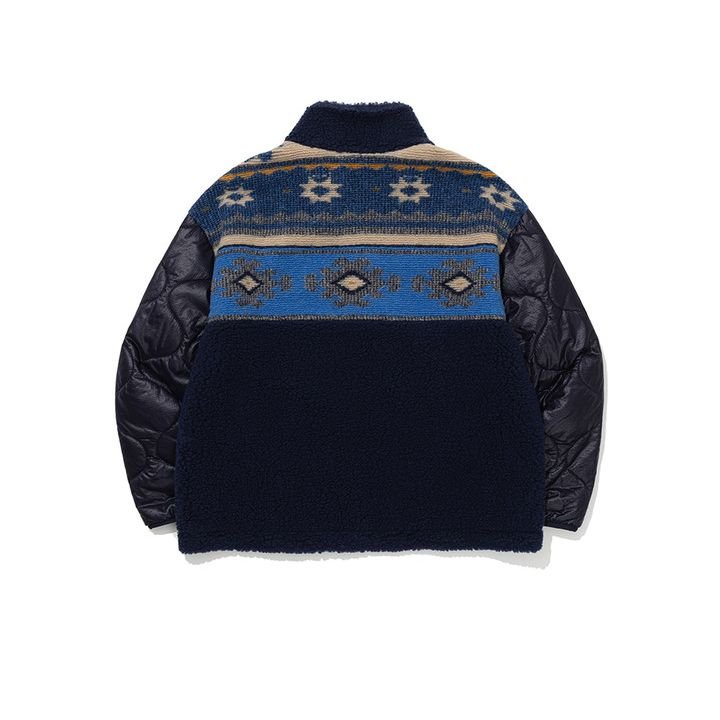 FRITUR Nana Quilted Jacket NAVY