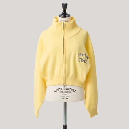 J.J. Mercer SHORT ZIP BLOUSON L YELLOW